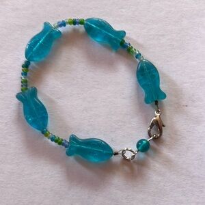 Handmade fishy bracelet